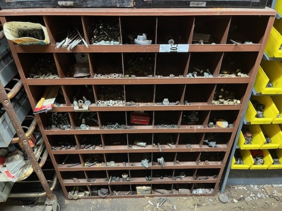 Brown Bolt Bin w/ Hardware