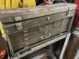 Gray Tool Box Full Of Tools