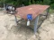 Metal Work Table w/ Vise & Grinder