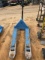 (1) Blue Pallet Jack