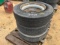 (3) 22.5 Tires & Bud Rims