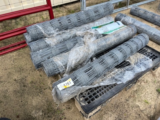 (6) NEW Rolls Of 4ft Wire Fence