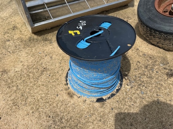 Roll Of Blue Wire