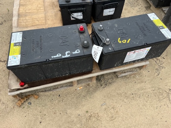 (2) CAT 8D Batteries