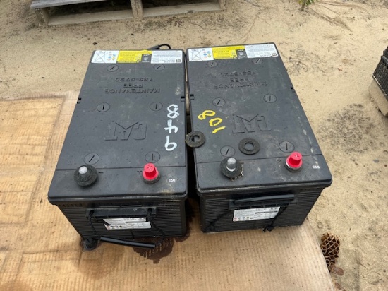 (2) CAT 8D Batteries