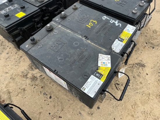 (2) CAT 8D Batteries
