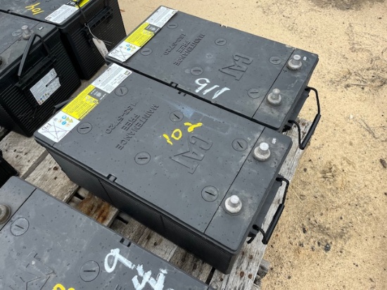 (2) CAT 8D Batteries