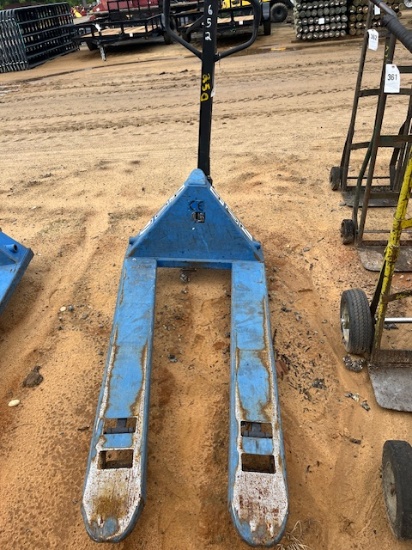 (1) Blue Pallet Jack