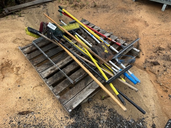 Pallet Of Misc. Lawn Tools