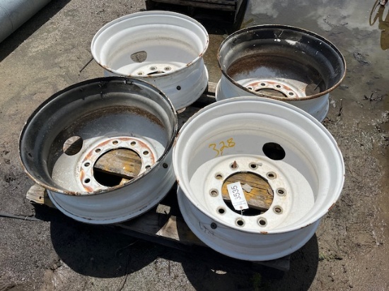 (4) White Rims