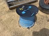 Roll Of Blue Wire