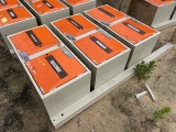 Orange Storage Lockers