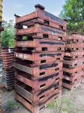 (1) Stack Of Steel Crates