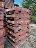 (1) Stack Of Steel Crates