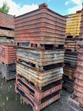 (1) Stack Of Steel Crates