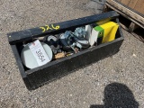 Wooden Tool Box w/ Misc.