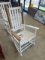 (1) White Troutman Rocking Chairs