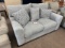 Gray Love Seat w/ Decrotive Pillows