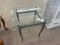Glass Top End Table