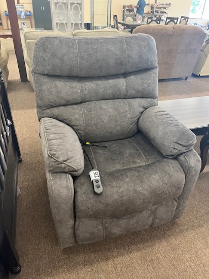 Gray Electric Recliner