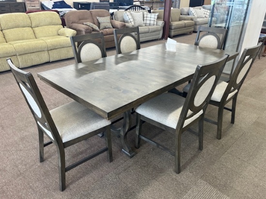 Dining Table Set w/ Removable Leaf