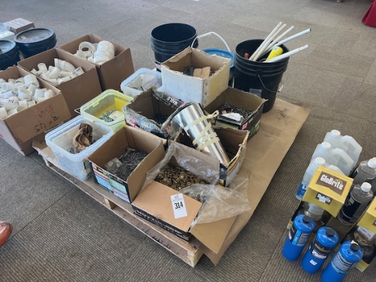 Pallet Of Hardware Boxes Of Nails & More