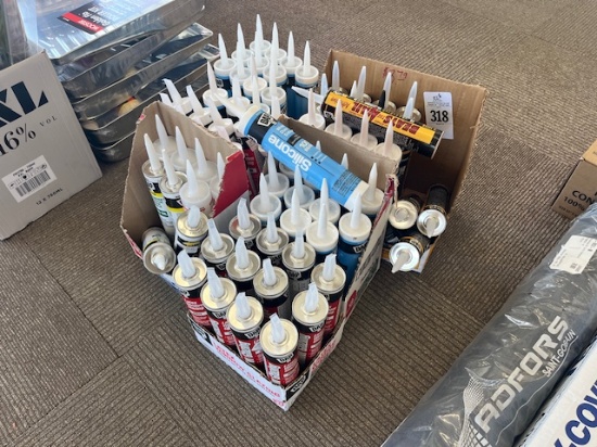 Lot of Caulk, Silicone, Glue