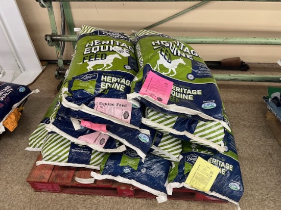 Pallet Of Horse Feed