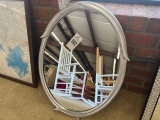 Silver Decrotive Mirror