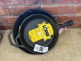 (2) New Lodge Cast Iron Skillets