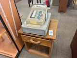 Table w/ Old Remington Cash Register