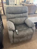 Gray Electric Recliner