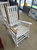 (1) White Troutman Rocking Chairs