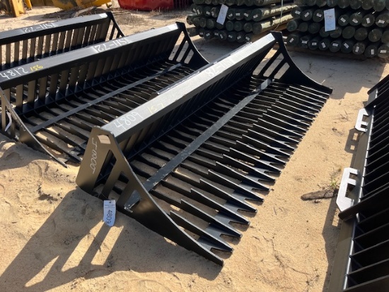 NEW 78in Quick Attach Rock Bucket