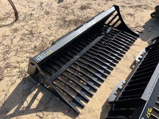 NEW 72in Quick Attach Rock Bucket