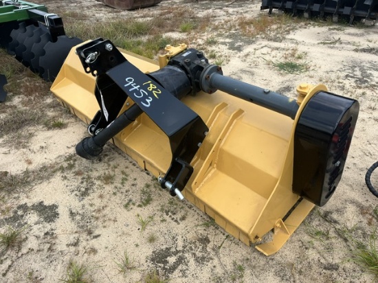 Apx 6ft 3pt Offset Flail Mower Yellow