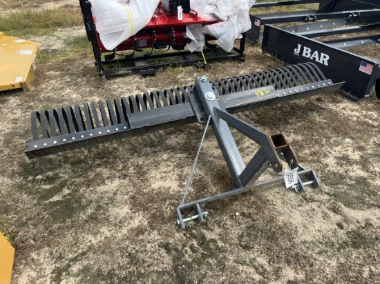 NEW JBAR 7ft Landscape Rake Gray