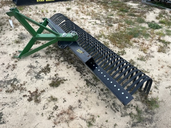 NEW JBAR 7ft Green Landscape Rake