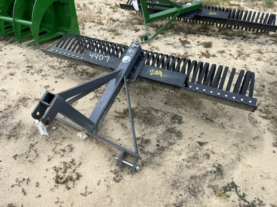 NEW JBAR 6ft Landscape Rake Gray