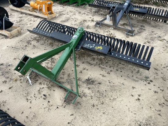 NEW JBAR 6ft Landscape Rake Green