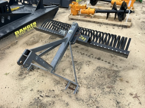 NEW JBAR 5ft Landscape Rake Gray