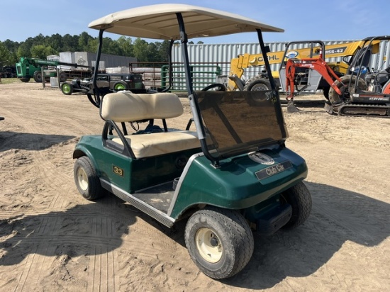 Green Club Car Golf Cart