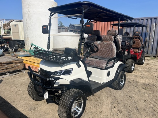 White Sd Golf Cart Inop