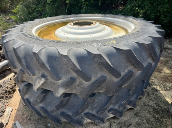 (2) New Holland / Case IH 480/80R50 Tires & Rims