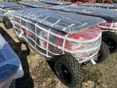 NEW Future FT-GC42S 6 Seater Golf Cart ( Unassembled ) Red