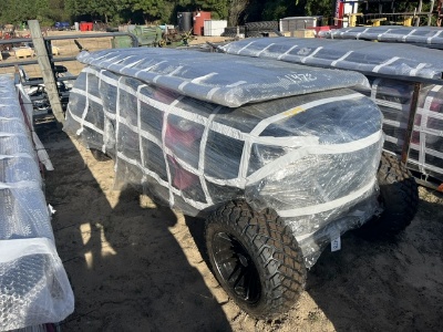NEW Future FT-GC42S 6 Seater Golf Cart ( Unassembled ) Black
