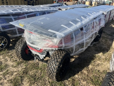 NEW Future FT-GC42S 6 Seater Golf Cart ( Unassembled ) RED
