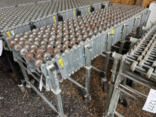 Nestaflex 226 Expandable Steel Skate Wheel Conveyor