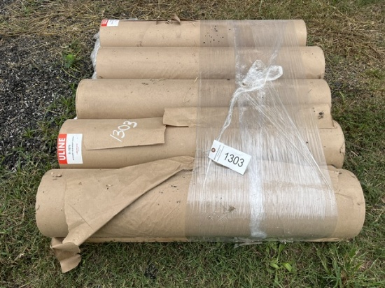 (5) Rolls Of Uline S-3579 Kraft Paper