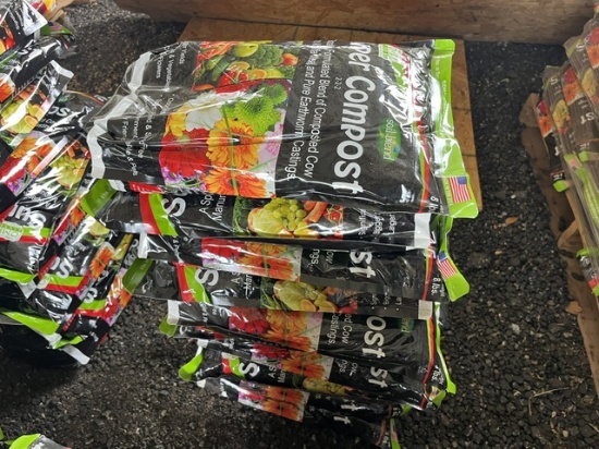 (10) 8lb Bags Of Super Compost